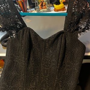 La Femme en Noir Southern gothic bustier top